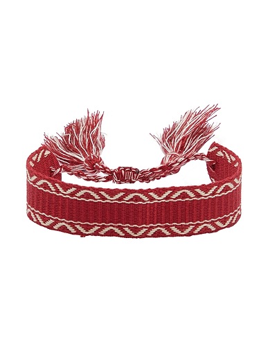 8 by YOOX Bracelet WOVEN BRACELET
 Brick red 100% Polyester