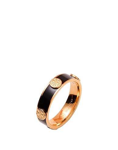TORY BURCH Ring Black Metal