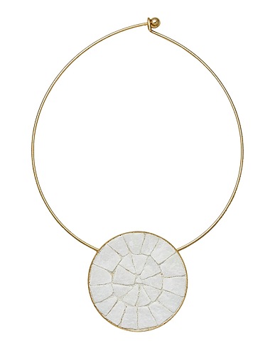JIL SANDER Necklace White Metal