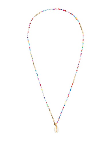 8 by YOOX Collier Blanc 90% Plastique, 10% Coquillage