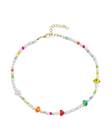 8 by YOOX Necklace White 90% Plastic, 10% Metal