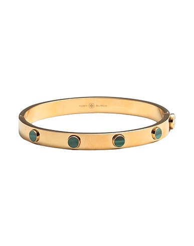 TORY BURCH Bracelet Gold Metal, Malachite