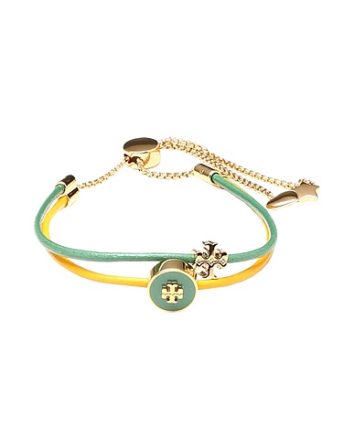 TORY BURCH Bracelet Yellow Textile fibers