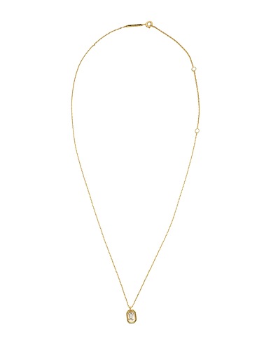 P D PAOLA Necklace Mini Letter X Necklace Gold 925/1000 Silver, Zirconia