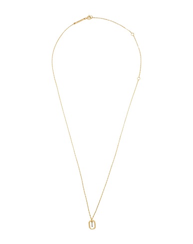 P D PAOLA Necklace Mini Letter I Necklace Gold 925/1000 Silver, Zirconia