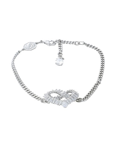 SWAROVSKI Bracelet Matrix bracelet, Heart, White, Rhodium plated Silver Metal, Zirconia