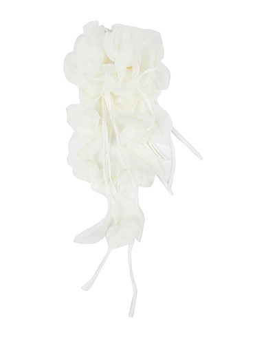GAI MATTIOLO Brooch Off white Textile fibres