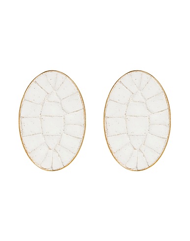 JIL SANDER Earrings White Metal