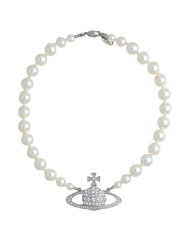 VIVIENNE WESTWOOD Necklace Ivory Brass