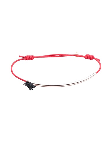 LUA Bracciale Rosso Fibre tessili, Metallo