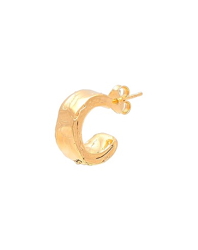ALIGHIERI Earcuff e orecchino singolo 2208 THE SINGLE INKWELL HOOP 
 Oro Bronzo, Placcato oro 999/1000