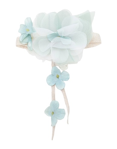 CARLO PIGNATELLI Brooch Light green Textile fibres
