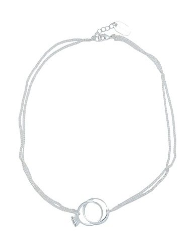 KARL LAGERFELD ネックレス HOTEL KARL NECKLACE
 シルバー 真鍮/ブラス 95% / ガラス 5%