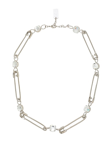 N°21 Necklace Silver Metal, Crystal