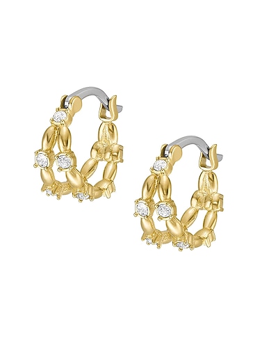 FOSSIL Earrings JEWELRY
 Gold Stainless Steel