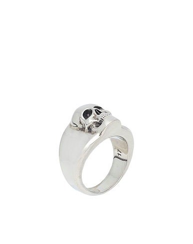 MCQUEEN Ring Silber Metall
