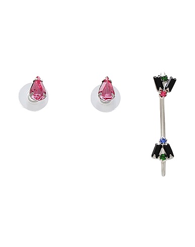 JOOMI LIM Orecchini Rosa Metallo, Cristallo