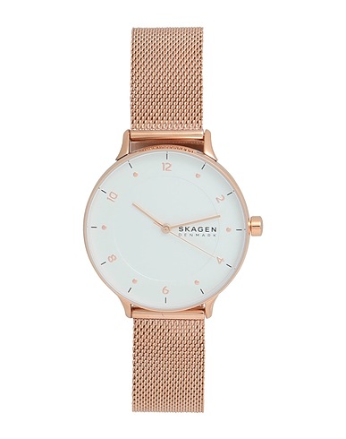SKAGEN Armbanduhr RIIS
 Platin Edelstahl