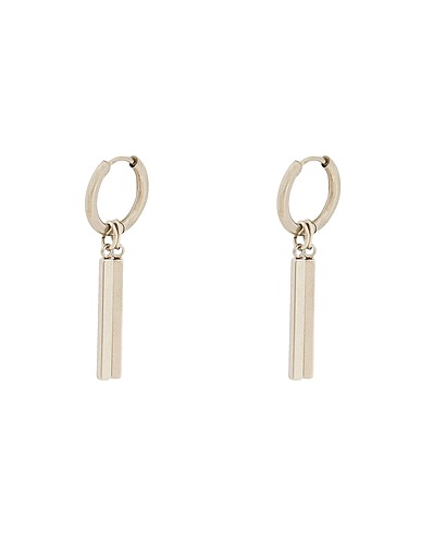 8 by YOOX Σκουλαρίκια SMALL HOOPS WITH PENDANTS
 Ασημί 100% Κράμα μετάλλων