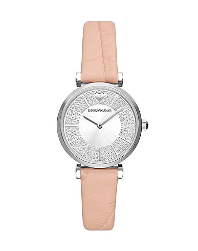 EMPORIO ARMANI Wrist watch Blush Soft Leather, Stainless Steel