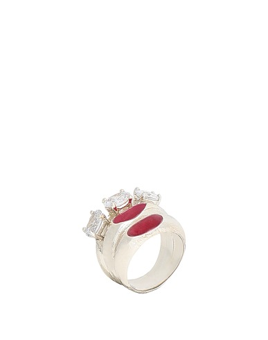 VOODOO JEWELS Ring AESUNG RING
 Platinum 925/1000 Silver, Hardstone, Resin