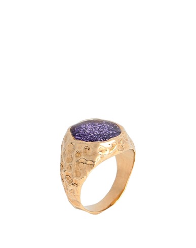 VOODOO JEWELS Ring SIGILLUM RING
 Gold Bronze, Resin