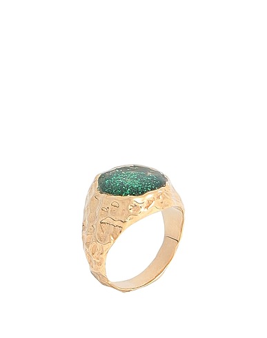 VOODOO JEWELS Ring SIGILLUM RING
 Gold Bronze, Resin