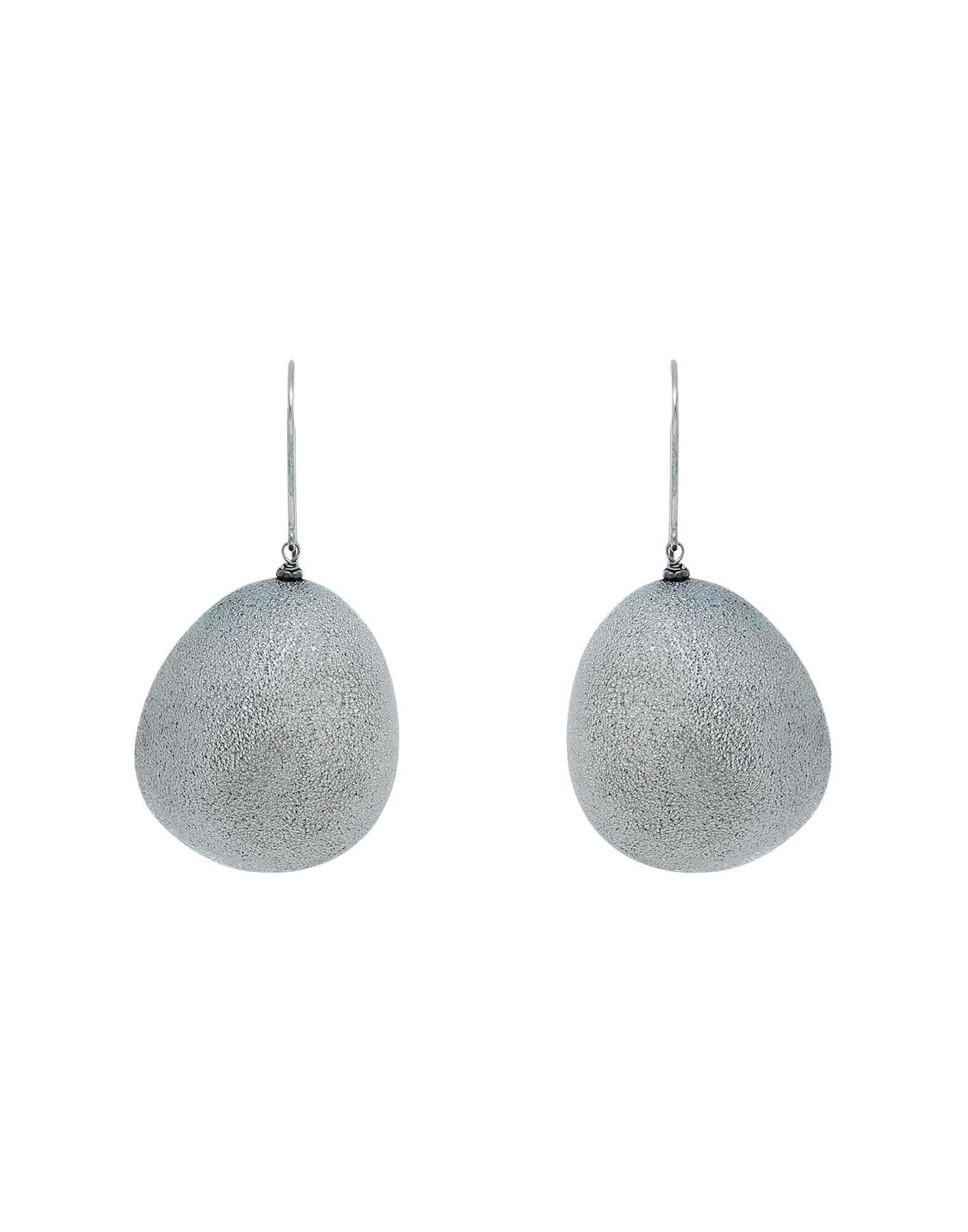 ピアス Brunello Cucinelli Textured Spherical Grey Earrings BRUNELLO CUCINELLI | Grey Women's Earrings | YOOX