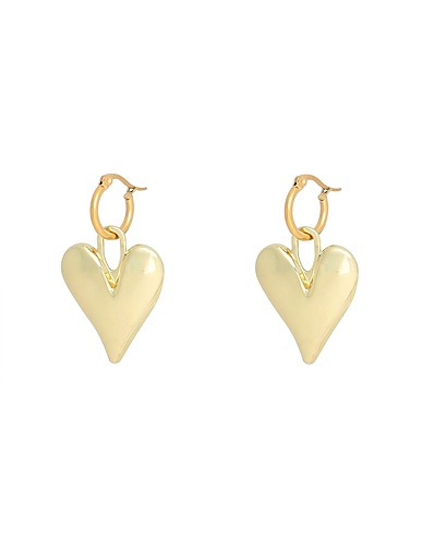 TAOLEI Boucles d'oreilles Or Acier, Titane, Plaqué or 750/1000