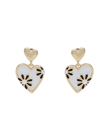 TAOLEI Earrings Gold Resin