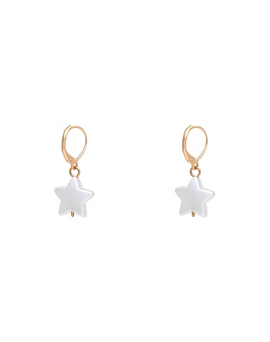 TAOLEI Earrings White 750/1000 gold plated