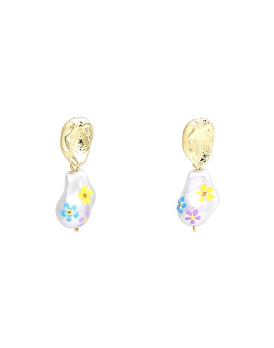 TAOLEI Earrings Gold 750/1000 gold plated