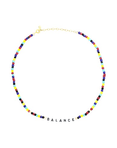 TAOLEI Necklace Yellow Resin, 750/1000 gold plated