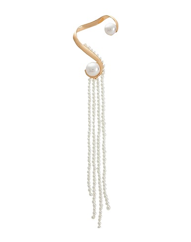 8 by YOOX Ear cuff or single earring BEADS EARCUFF
 Gold 60% Plastic, 40% Metal alloy
