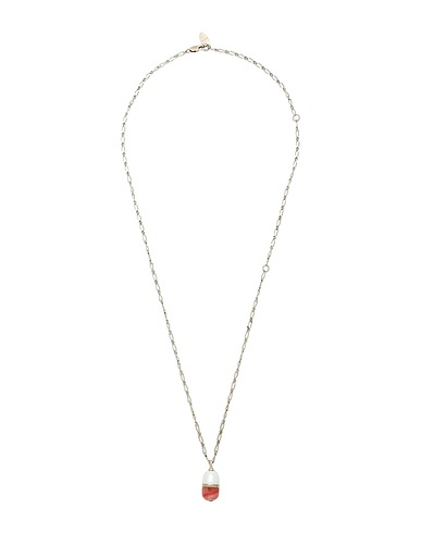 CHLOÉ Necklace Antique rose 100% Brass, Pearls, Quartz