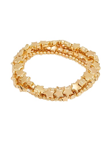 8 by YOOX Bracciale STARS AND SPHERES BRACELETS SET
 Oro 80% Plastica, 20% Fibre elastiche