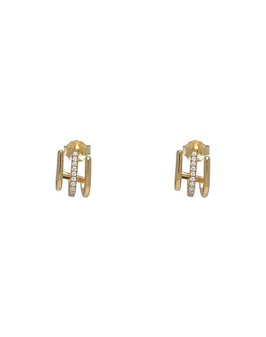 SHASHI Orecchini Oro Vermeil, Argento 925/1000