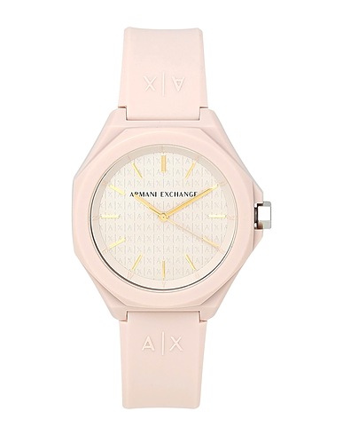 ARMANI EXCHANGE Wrist watch Blush 100% Silicone, Nylon