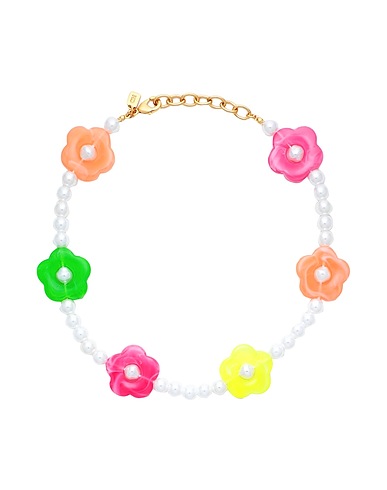 CRYSTAL HAZE Collier Laiton, Plaqué or 750/1000, Résine