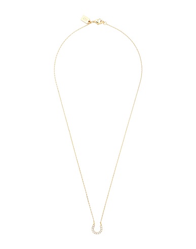 CRYSTAL HAZE Collier Laiton, Plaqué or 750/1000, Zircone cubique