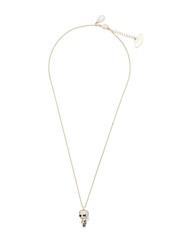 KARL LAGERFELD Halskette K/IKONIK 2.0 PAVE KARL NECKL
 Gold 65% Messing, 30% Zirkon, 5% Perlen
