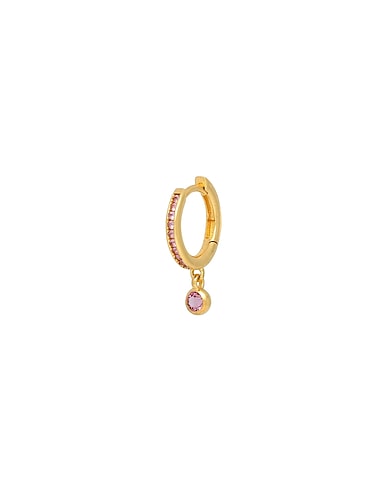 KURSHUNI Ear cuff or single earring glint 3single earring
 Gold 925/1000 Silver, Cubic zirconia