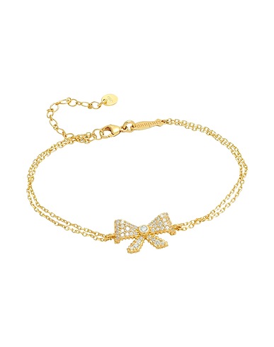 KURSHUNI ブレスレット bow bracelet
 ゴールド シルバー925/1000 / キュービックジルコニア