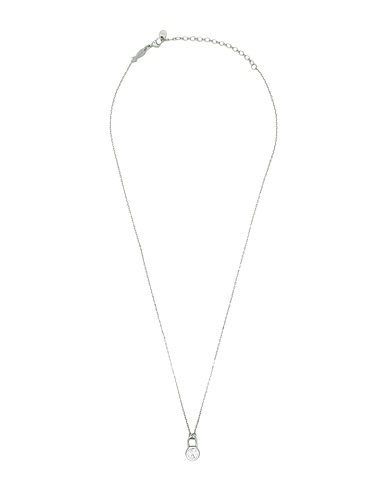 KURSHUNI Necklace padlock 5m necklace
 Silver 925/1000 Silver, Cubic zirconia