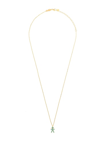 KURSHUNI Necklace boy necklace
 Gold 925/1000 Silver, Cubic zirconia