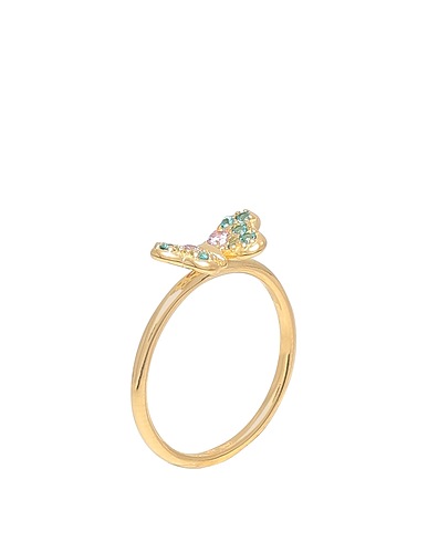 KURSHUNI Ring butterfly ring
 Gold 925/1000 Silver, Cubic zirconia