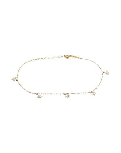 KURSHUNI Bracelet mini star anklet
 Gold 925/1000 Silver, Cubic zirconia