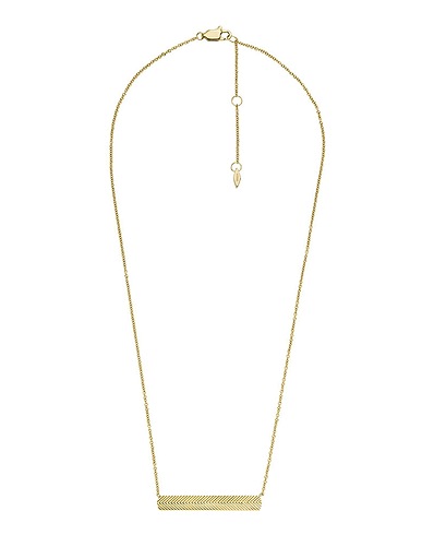 FOSSIL Necklace HARLOW
 Gold Stainless Steel, Crystal