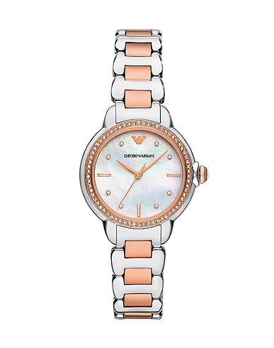 EMPORIO ARMANI Armbanduhr Roségold Edelstahl