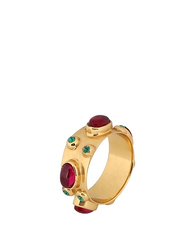 SHYLA Ring ANDROMEDA-RING Gold 925/1000 Silver, 916/1000 gold plated, Glass